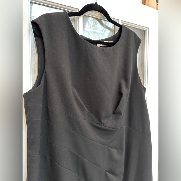 Calvin Klein Black Classic Starburst Sleeveless Dress Women’s Plus Size 20W - Picture 2 of 9